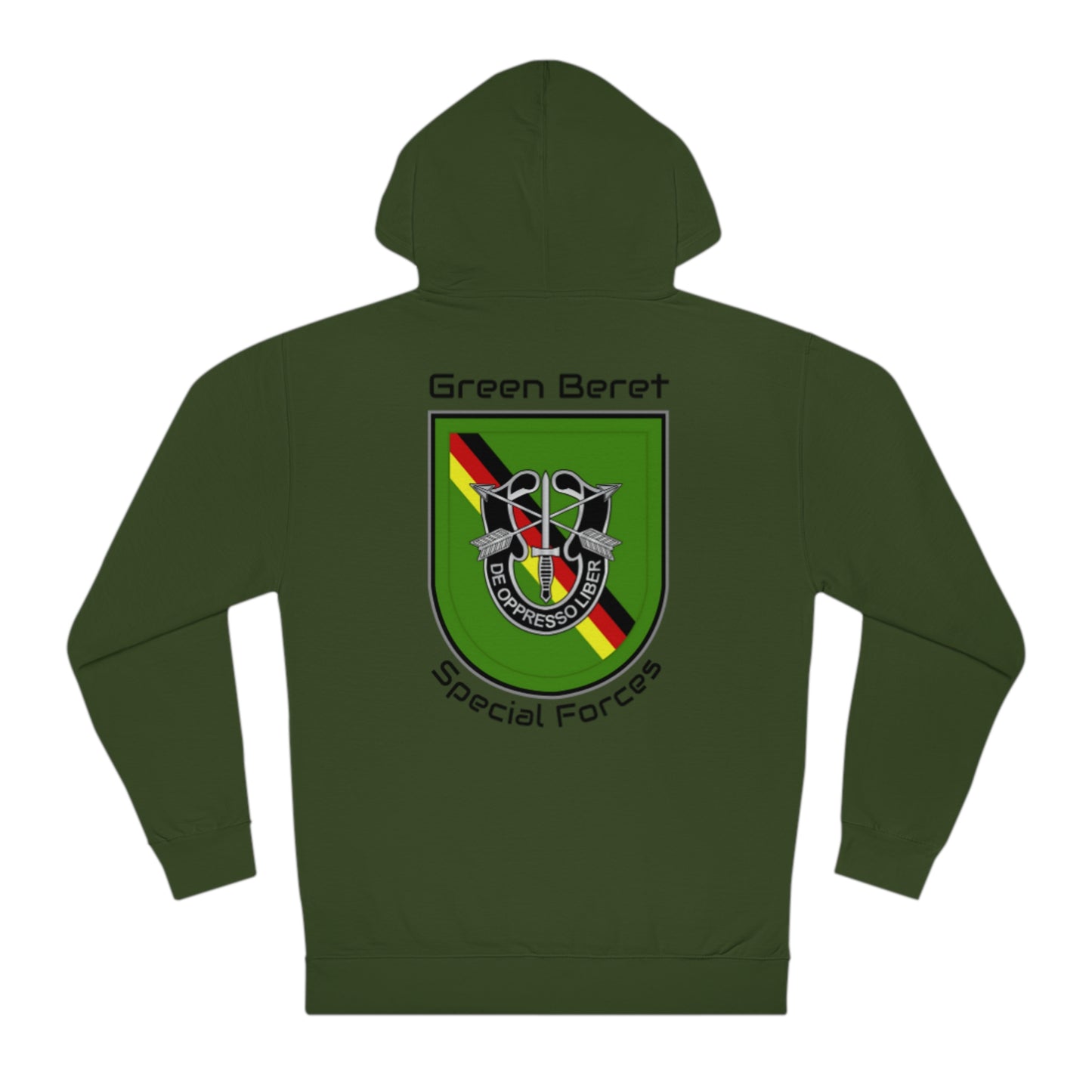 SSG. Arce Green Beret Hooded Sweatshirt - UOU Apparel
