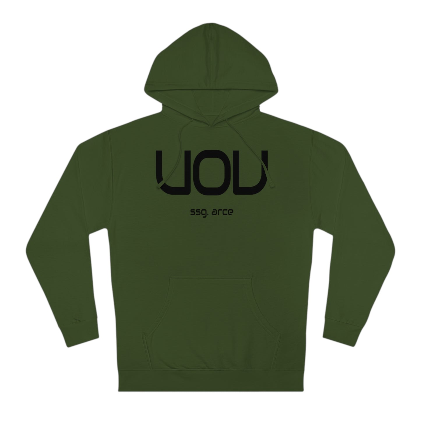 SSG. Arce Green Beret Hooded Sweatshirt - UOU Apparel